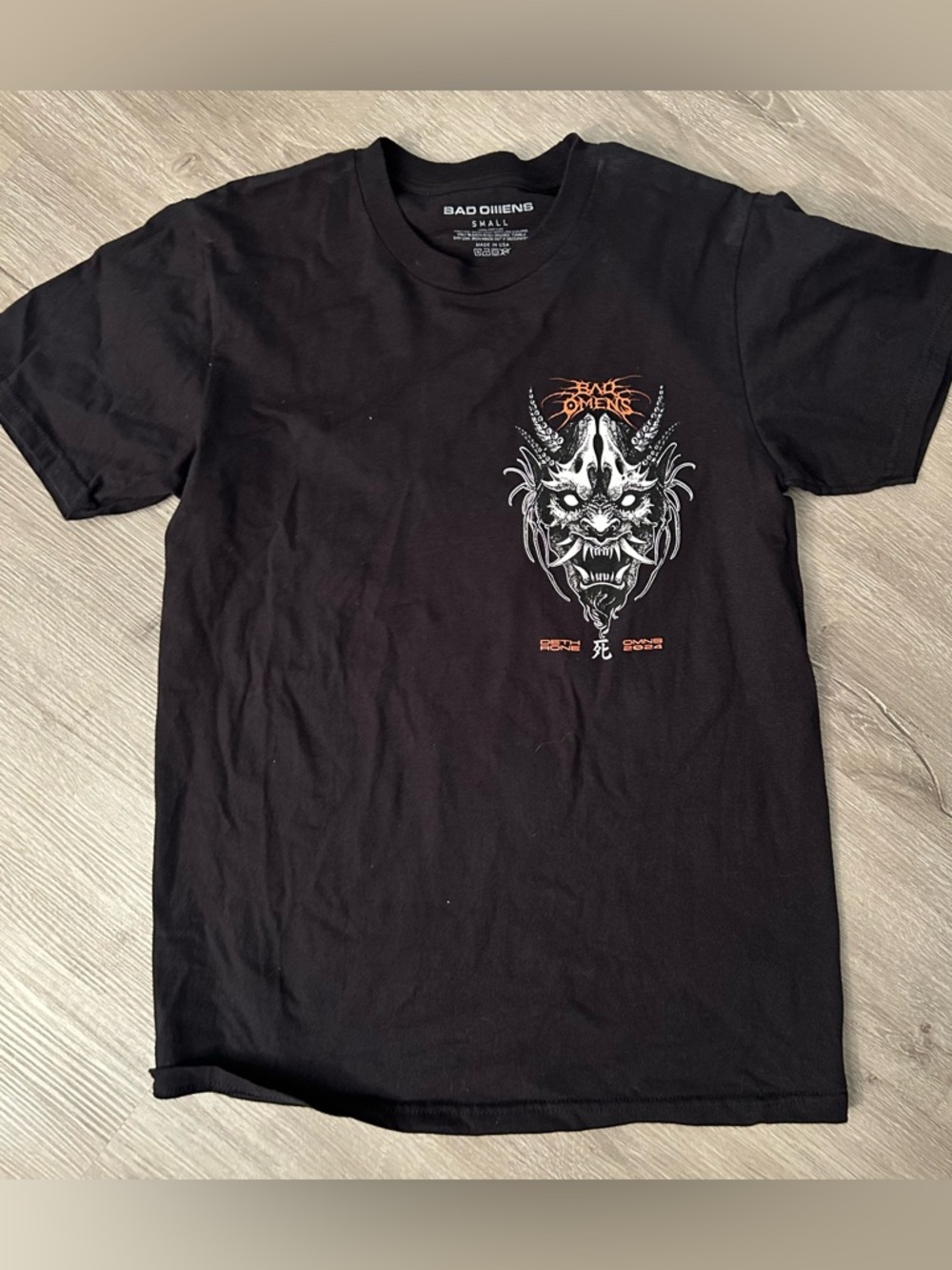 Bad Omens Black Graphic Short-Sleeve T-Shirt